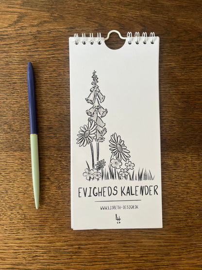 Sort hvid evighedskalender